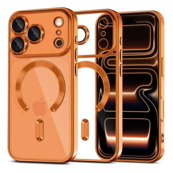 Tech-Protect Flex MagSafe Hoesje iPhone 17 Pro Cosmic Orange