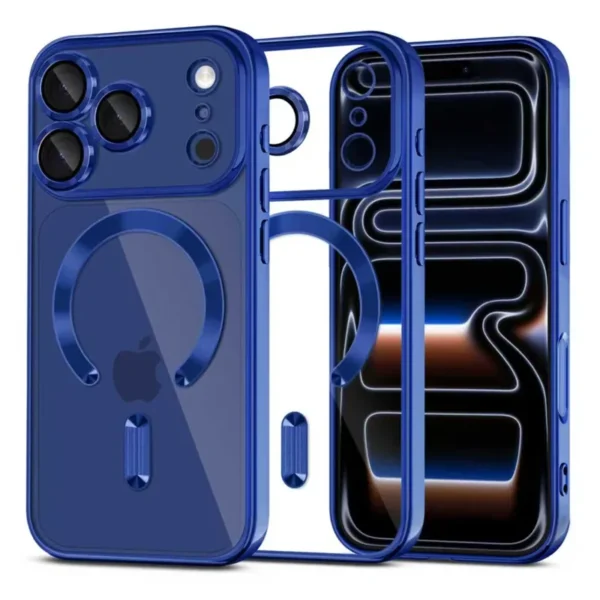 Tech-Protect Flex MagSafe Hoesje iPhone 17 Pro Max Donkerblauw