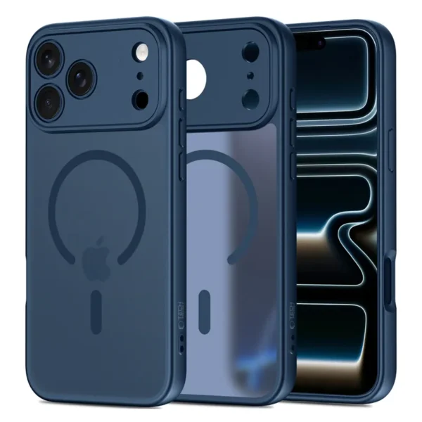 Tech-Protect Basic MagSafe Hoesje iPhone 17 Pro Donkerblauw