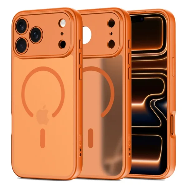 Tech-Protect Basic MagSafe Hoesje iPhone 17 Pro Max Cosmic Orange