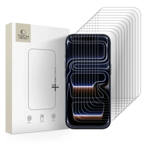 Tech-Protect iPhone 17 / 17 Pro Schermbeschermer van Gehard Glas