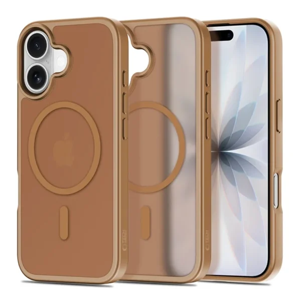Tech-Protect Basic MagSafe Hoesje iPhone 17 Mat Bruin
