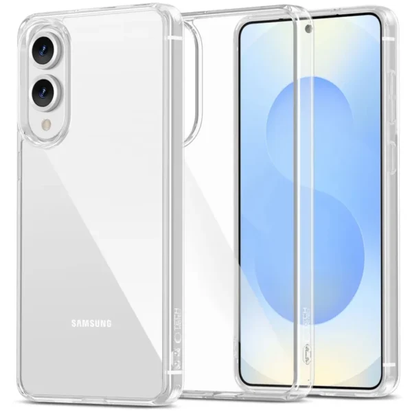 Tech-Protect FlexAir Hybrid Hoesje Samsung Galaxy S25 Edge Transparant