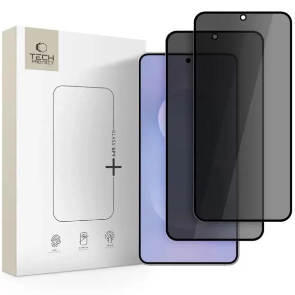 Tech-Protect Glass Spy+ 2-Pack Privacy Gehard Glas Schermbeschermer Samsung Galaxy S25 Edge