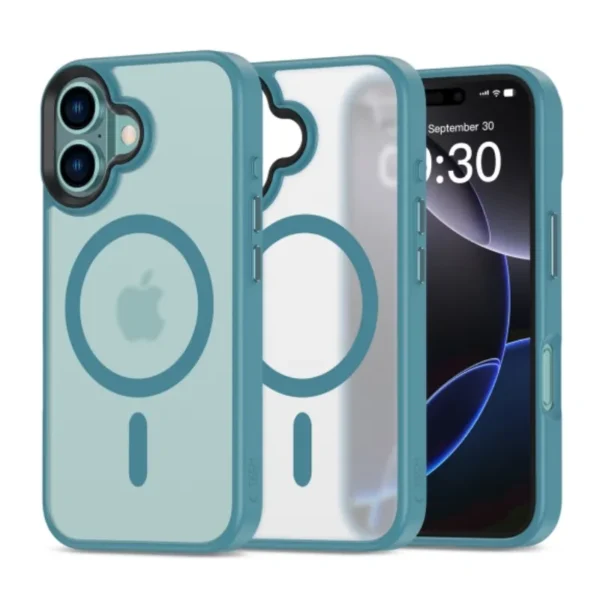 Tech-Protect MagSafe MagMat Mat Blauwgroen Hoesje iPhone 16