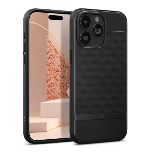Caseology Hoesje iPhone 15 Pro MagSafe Parallax Zwart