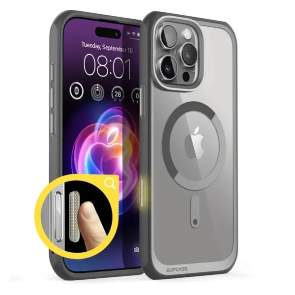 SUPCASE UB MagSafe Hoesje iPhone 16 Pro Max Grijs