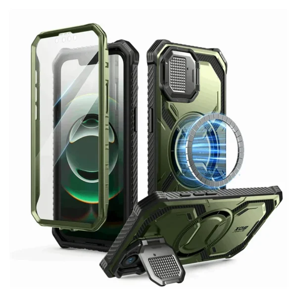 SUPCASE Telefoonhoesje voor iPhone 16e/iPhone 17e MagSafe i-Blason Armorbox - Goud