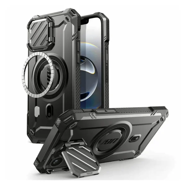 SUPCASE Telefoonhoesje voor iPhone 16e/iPhone 17e MagSafe Ub Xt - Zwart