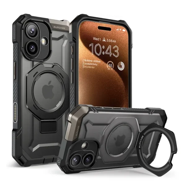 SUPCASE UB Grip MagSafe Hoesje iPhone 17 Zwart