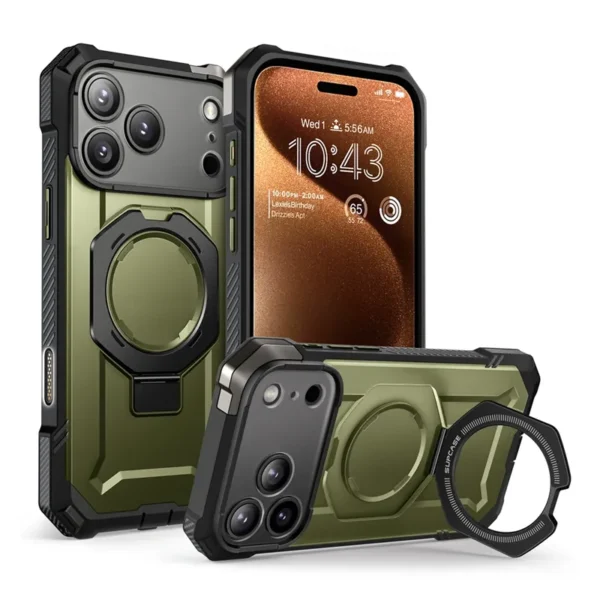 SUPCASE MagSafe - UB Grip Hoesje iPhone 17 Pro Groen