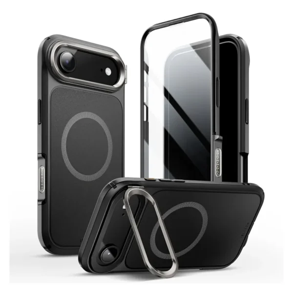 SUPCASE Ares Flip MagSafe Hoesje iPhone Air Zwart