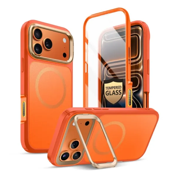 SUPCASE Ares Flip MagSafe Hoesje iPhone 17 Pro Max Koraal