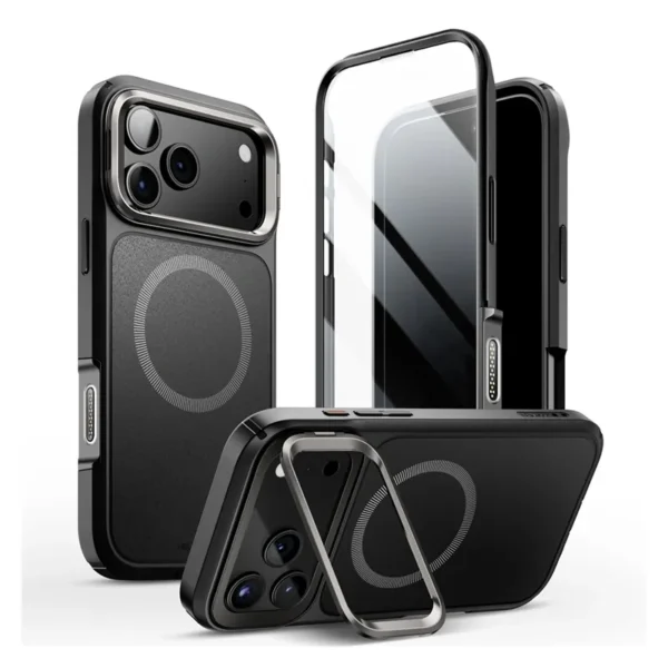 SUPCASE Ares Flip MagSafe Hoesje iPhone 17 Pro Zwart