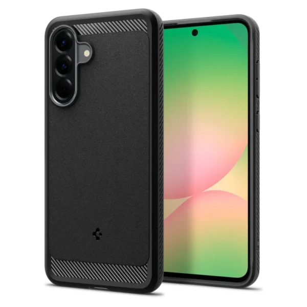 Spigen Rugged Armor Galaxy A56 5G Mat Zwart