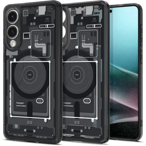 Spigen Ultra Hybrid MagSafe Hoesje Samsung Galaxy S25 Edge Zero One Zwart