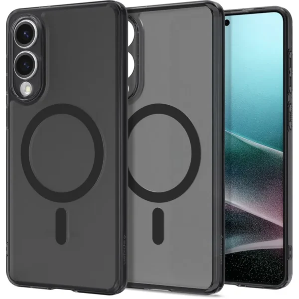 Spigen Ultra Hybrid MagSafe Hoesje Samsung Galaxy S25 Edge Frost Zwart