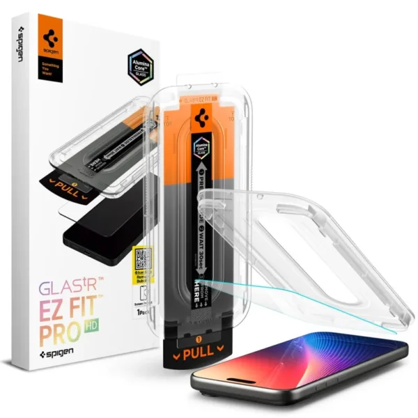 Spigen Glas.tR EZ Fit Pro AC Gehard Glas iPhone 16 Pro Max / 17 Pro Max Transparant