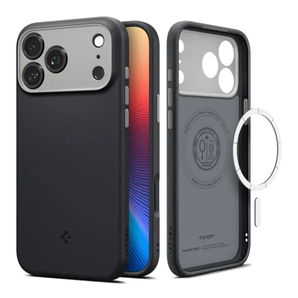 Spigen Nano Pop MagSafe Hoesje iPhone 17 Pro Zwart Sesam