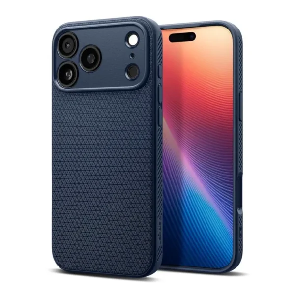 Spigen Liquid Air Hoesje iPhone 17 Pro Marineblauw