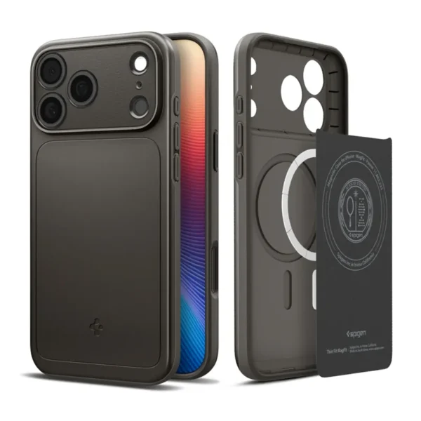 Spigen Thin Fit MagSafe Hoesje iPhone 17 Pro Gunmetal