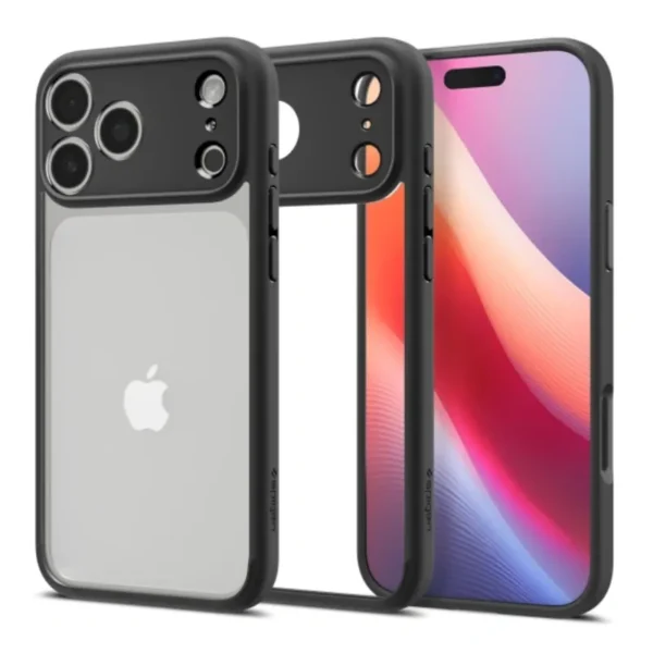 Spigen Ultra Hybrid Hoesje iPhone 17 Pro Mat Zwart