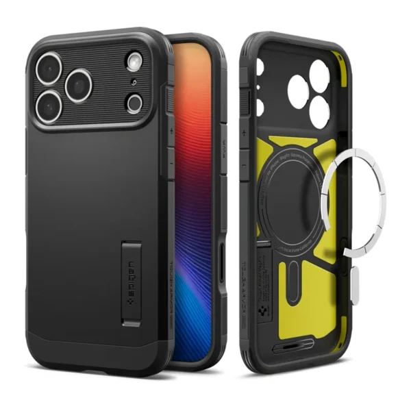 Spigen Tough Armor MagSafe Hoesje iPhone 17 Pro Zwart