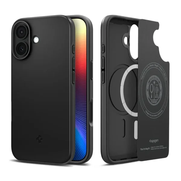 Spigen Thin Fit MagSafe Hoesje iPhone 17 Zwart