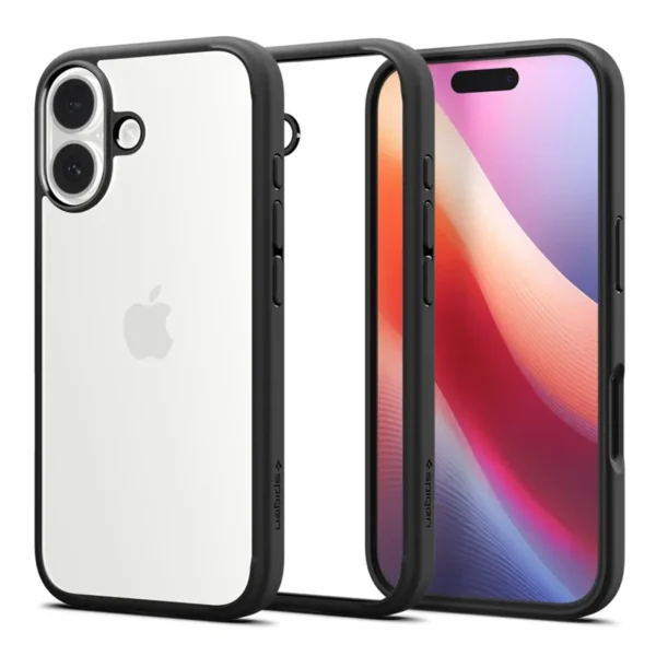 Spigen Ultra Hybrid Hoesje iPhone 17 Mat Zwart