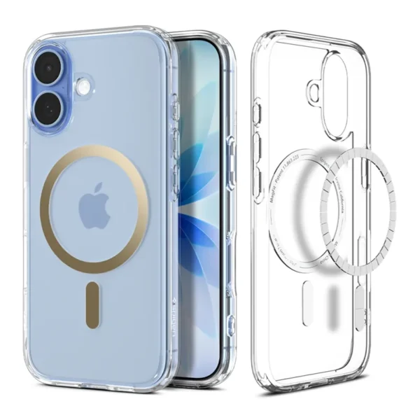 Spigen Ultra Hybrid MagSafe Hoesje iPhone 17 Transparant Goud