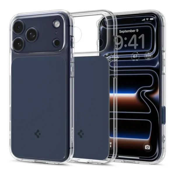 Spigen Ultra Hybrid MagSafe Hoesje iPhone 17 Pro Matblauw