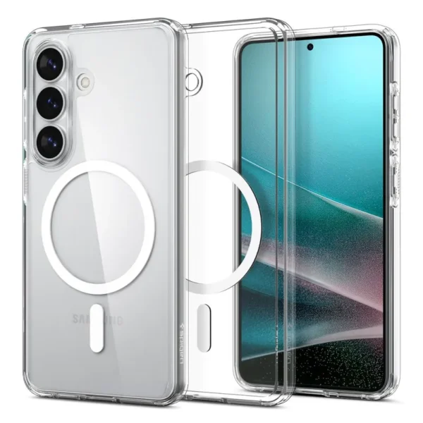 Spigen Ultra Hybrid MagSafe Hoesje Samsung Galaxy S26+ Plus Transparant Wit