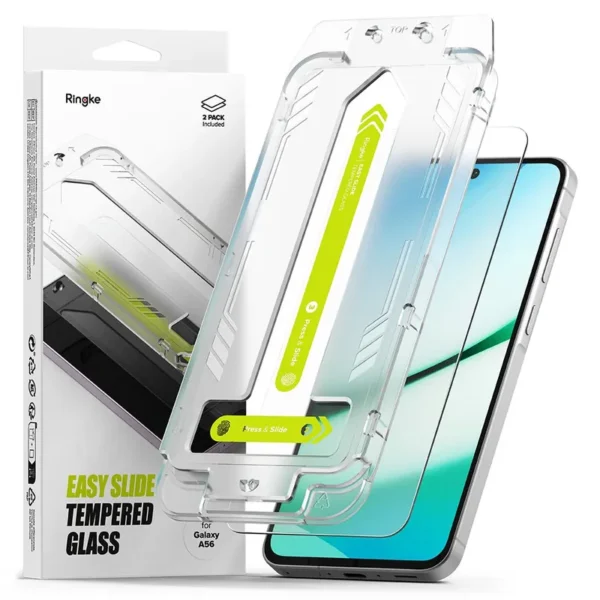 Ringke Easy Slide Gehard Glas 2-pack Galaxy A56 5G Helder