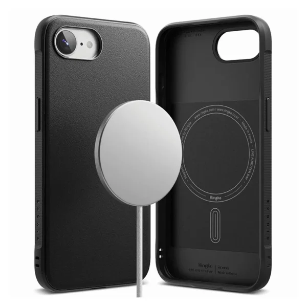 Ringke Telefoonhoesje voor iPhone 16e/iPhone 17e MagSafe Magnetic Onyx - Zwart