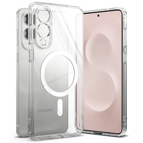 Ringke Fusion MagSafe Hoesje Samsung Galaxy S25 Edge Transparant