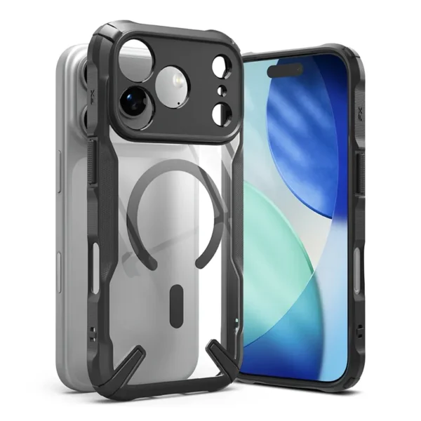 Ringke Fusion X MagSafe Hoesje iPhone 17 Pro Max Zwart
