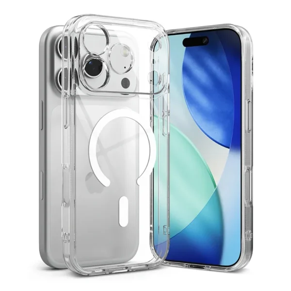 Ringke Fusion MagSafe Hoesje iPhone 17 Pro Transparant