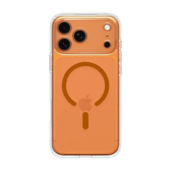 Spigen Ultra Hybrid MagSafe Hoesje iPhone 17 Pro Max Transparant Oranje