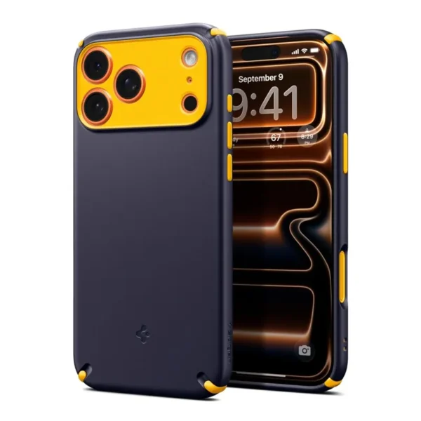 Spigen Nano Pop Hybrid MagSafe Hoesje iPhone 17 Pro Max Blauw