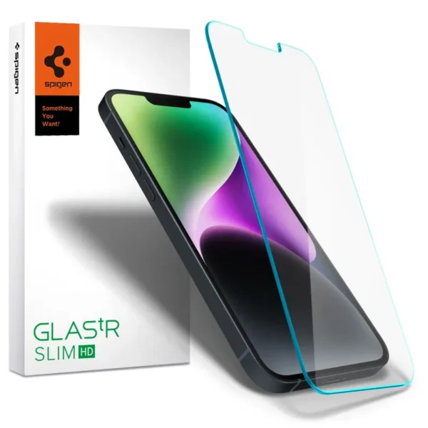 Spigen Glas.tR Slim Gehard Glas Schermbeschermer iPhone 13 / 13 Pro / iPhone 14