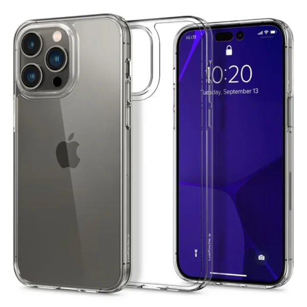 Spigen Cover Airskin Hybrid Hoesje iPhone 14 Pro Max Transparant