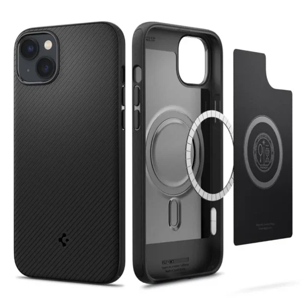 Spigen MAG Armor MagSafe Hoesje iPhone 14 Plus Mat Zwart