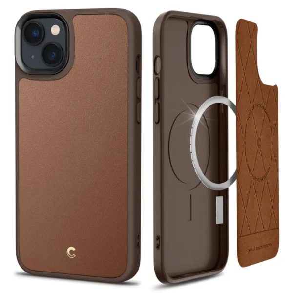 Spigen Cyrill MagSafe Hoesje iPhone 14 Plus Zadelbruin
