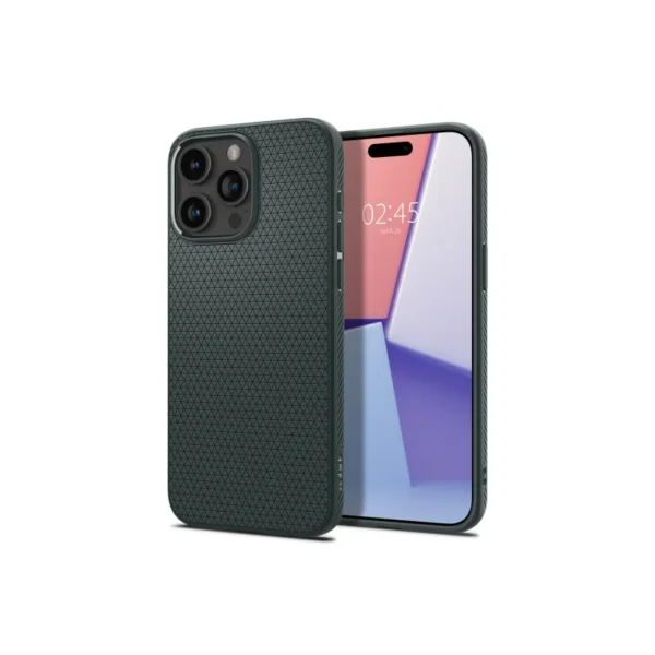 Spigen Liquid Air Hoesje iPhone 15 Pro Max Abyss Green