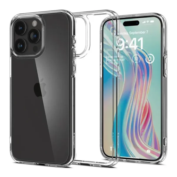 Spigen Ultra Hybrid Hoesje iPhone 15 Pro Max Transparant