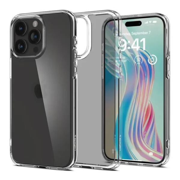 Spigen Ultra Hybrid Hoesje iPhone 15 Pro Max Frost Clear
