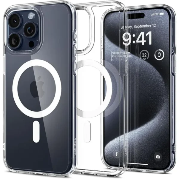 Spigen Ultra Hybrid Mag MagSafe iPhone 15 Pro Wit