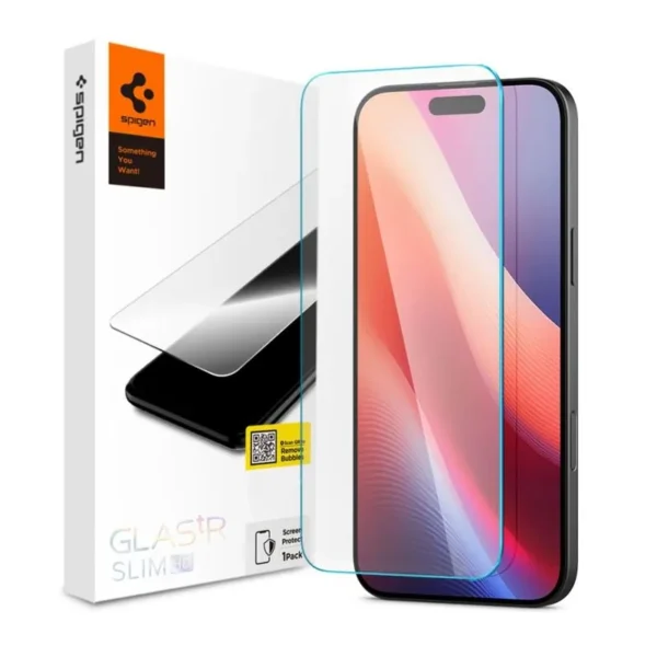 Spigen Glas.tR Slim Transparant Gehard Glas Schermbeschermer iPhone 16 / 15