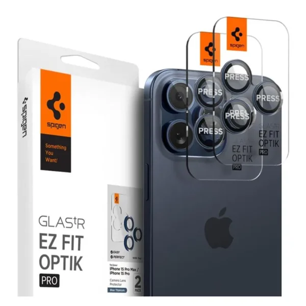 Spigen Gehard Glas Lensbeschermer iPhone 14 Pro / 15 Pro / 16 Pro / 14 Pro Max / 15 Pro Max / 16 Pro Max