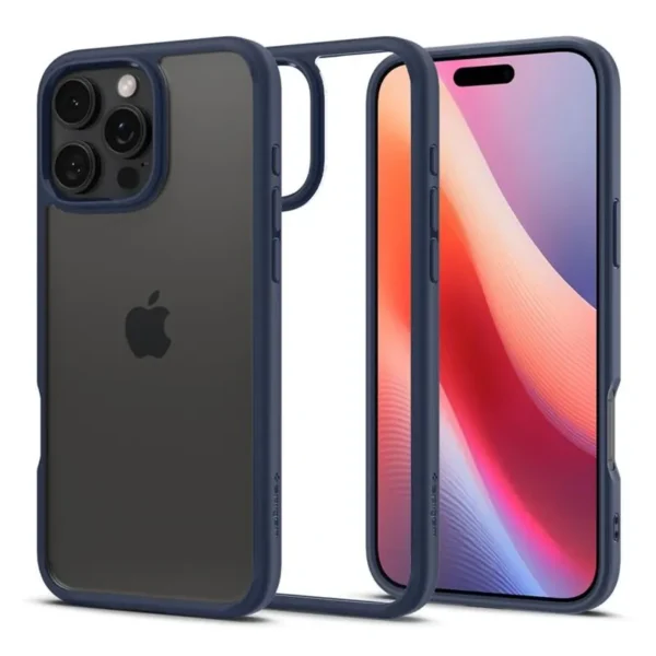 Spigen Ultra Hybrid Hoesje iPhone 16 Pro Max Marineblauw